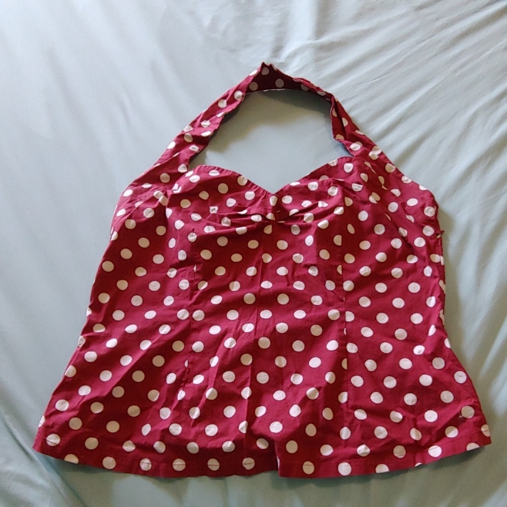 Sz 18 Polka dot halter